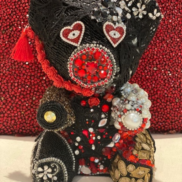 Jeweled Teddy Bears.  designed for Valentines Day - Picture 7 of 12